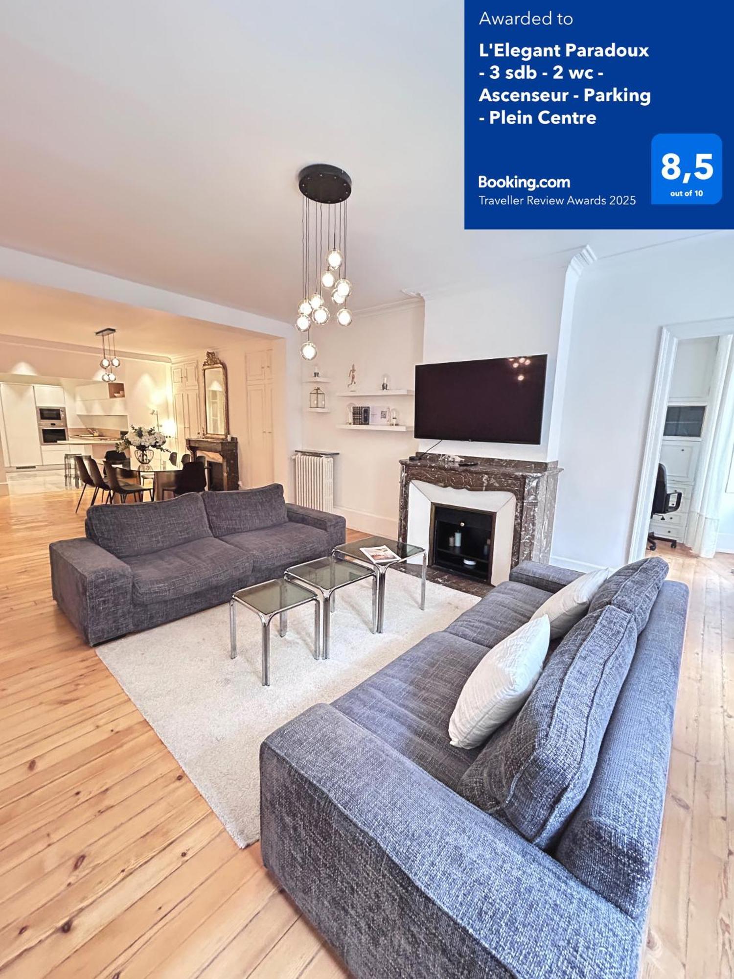 L'Elegant Paradoux - 3 Sdb - 2 Wc - Ascenseur - Parking - Plein Centre 圖盧茲 外观 照片
